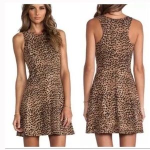 Sexy Edgy chic Michael Kors leopard print dress
